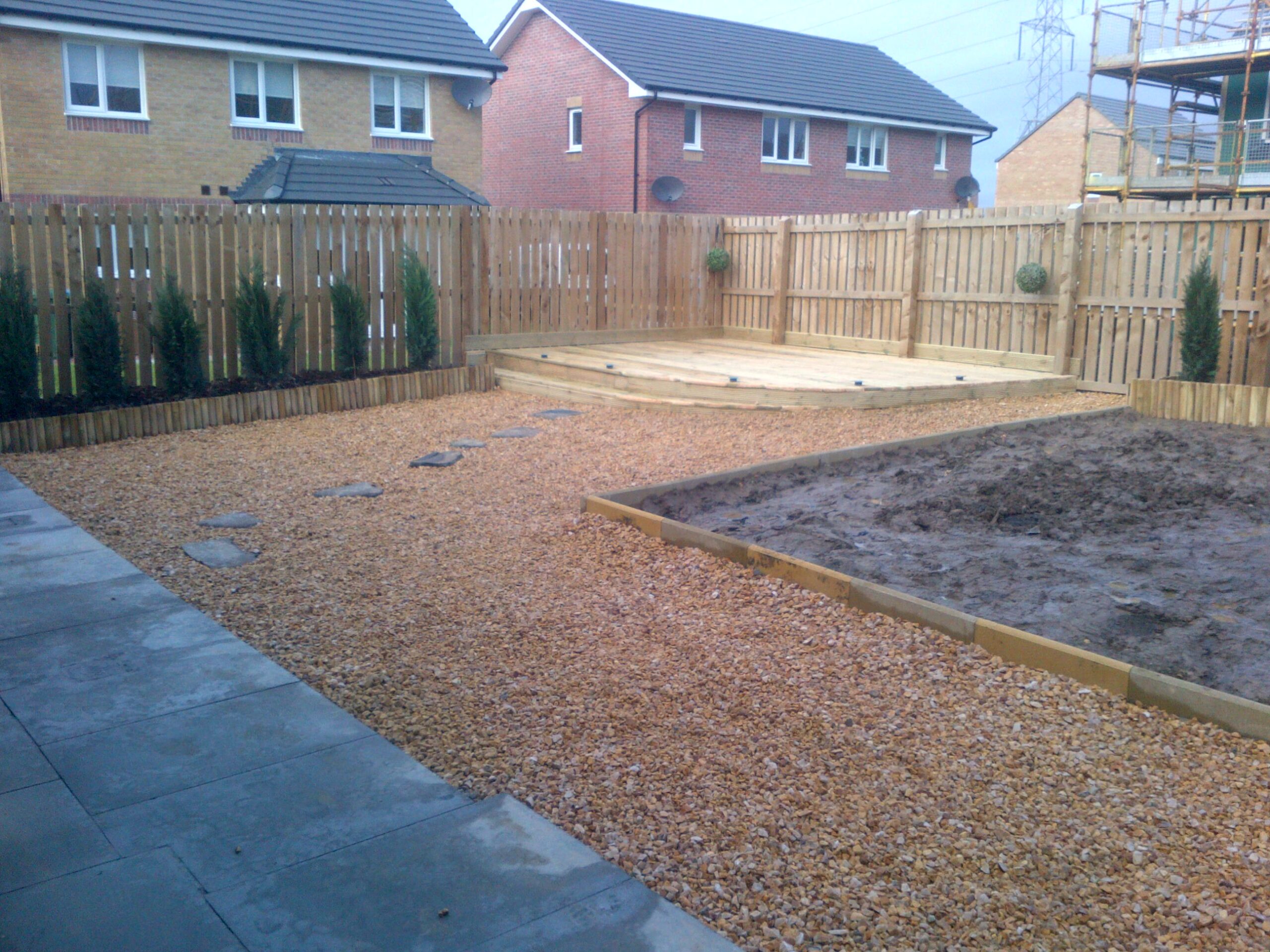 Garden patio and decking project