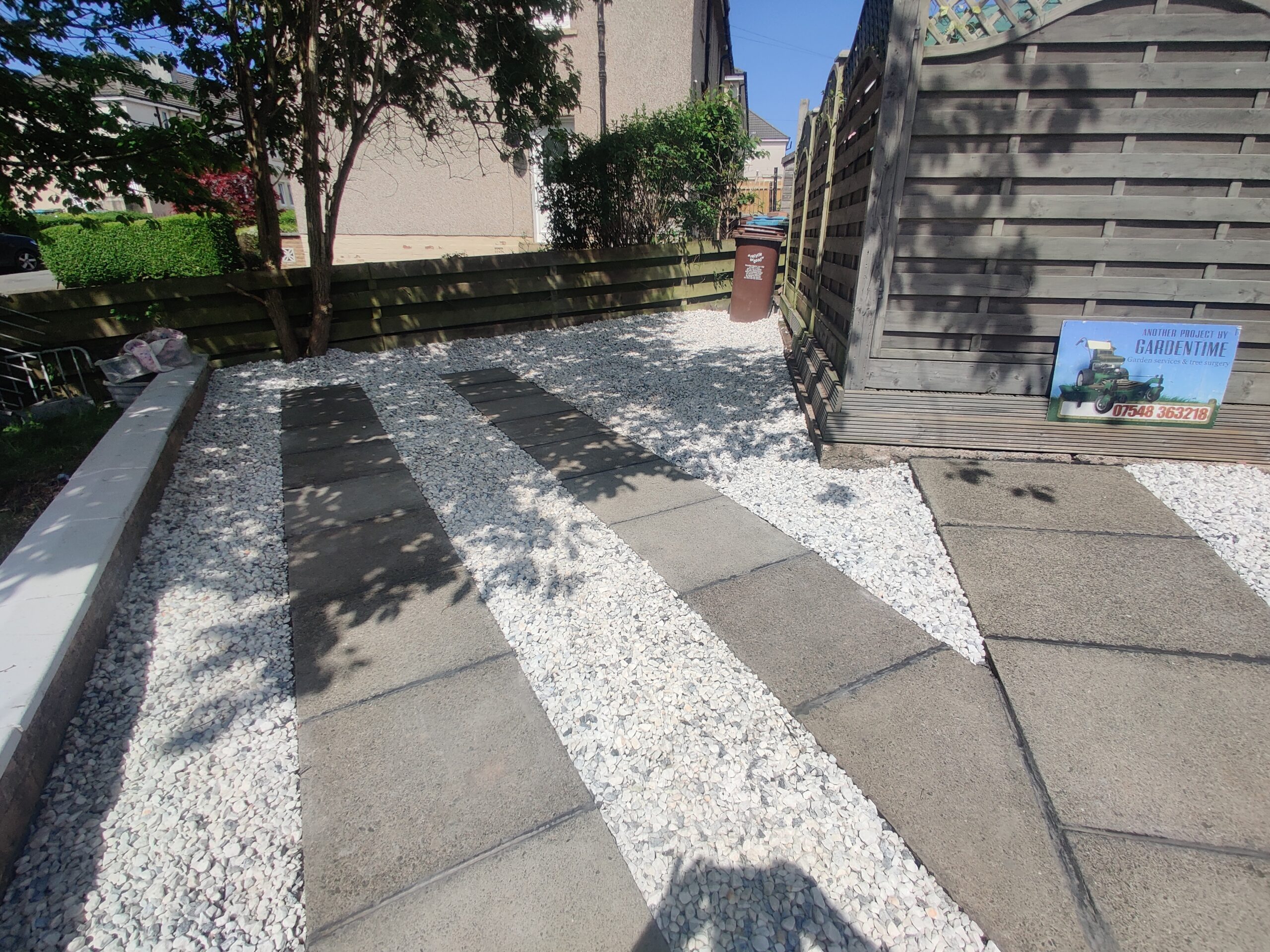 Driveway completed by Gardentime